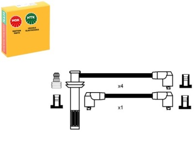 Ngk набор трубопровод зажигания do двигателя 16v фото №1