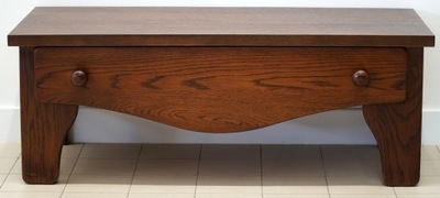 KOMODA, STOLIK DĘBOWA , POD RTV h48x128x56cm