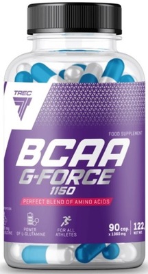 TREC MOCNE BCAA G - FORCE 90kap. XTRA GLUTAMINA