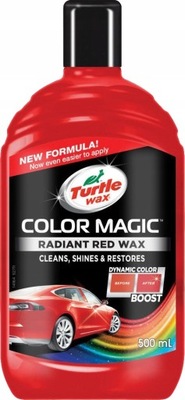 TURTLE WAX Color Magic Wosk Red Czerwony 500ml