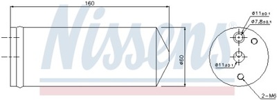 DESHUMECTADOR DE ACONDICIONADOR NISSENS 95477  