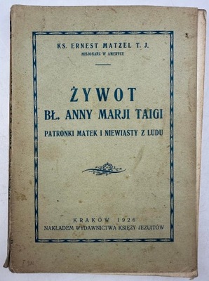 Żywot Bł. Anny Marji Taigi