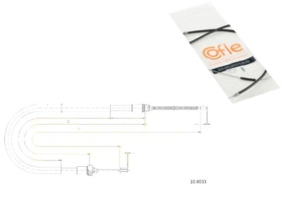 Cofle тягa трос гальма ручного 1987477586 fkb фото №1