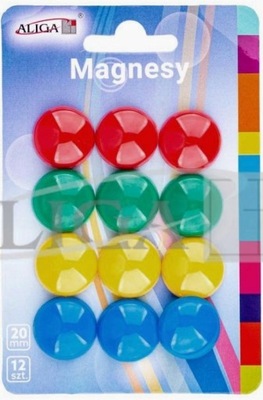 Magnesy do tablic magnetycznych 2cm MG-6059