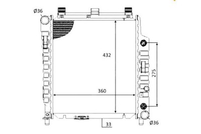 AUŠINTUVAS VARIKLIO MERCEDES SLK (R170) 2.0 09.96-03 