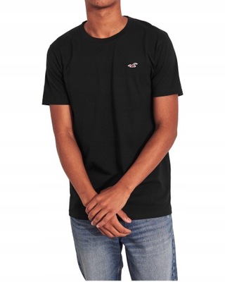 Hollister Czarny Tshirt Klasyczny Black _ XL