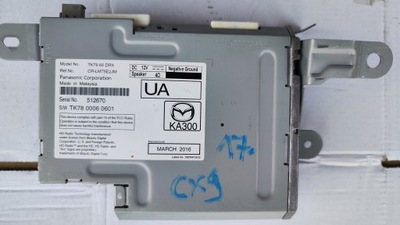 Модуль радио навигации аудио mazda cx-9 ii 2016- фото №1