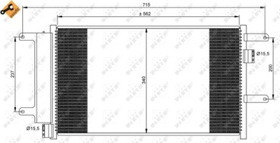 RADUADOR DE ACONDICIONADOR - CONDENSADOR EASY FIT 35751  