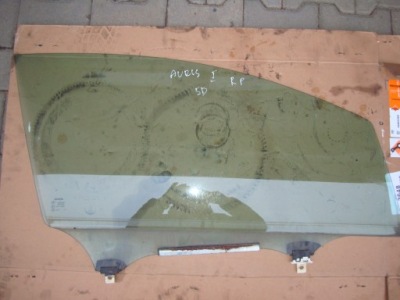 Toyota auris i 06-12 5d скло двері правих передній фото №1