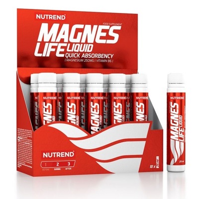 NUTREND Magnes Life Liquid Shot 25ml MAGNEZ CYTRYNIAN WITAMINA B6