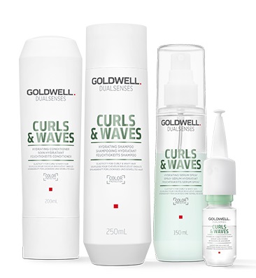 Goldwell CURLS Szampon Odżywka Spray Serum Do Włosów KRĘCONYCH NAWILŻAJĄCY