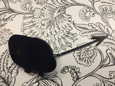 Opel corsa e заглушка фаркоп бампера перед 15- фото №1