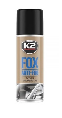 K2 FOX ZAPOBIEGA PAROWANIU СТЕКЛА, ANTYPARA SPRAY