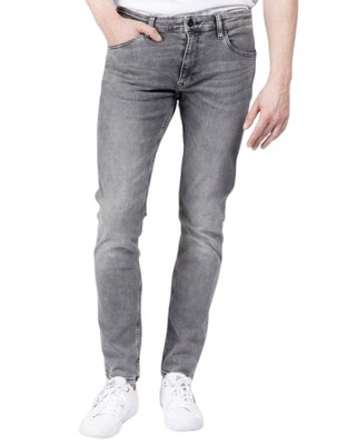 CROSS JEANS męskie spodnie BLAKE SLIM szare 31/32