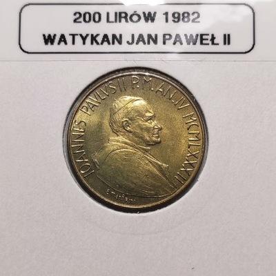 200 LIRÓW 1982 JAN PAWEŁ II - WATYKAN (WAT)