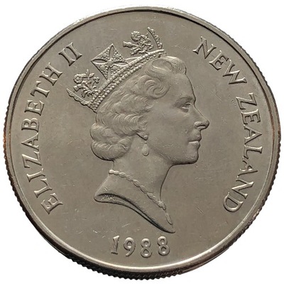 80707. Nowa Zelandia - 50 centów - 1988r.