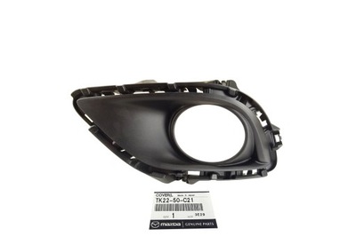 Рамка заглушка накладка решётка радиатора бампера перед na противотуманная фара mazda cx-9 12-15 фото №1