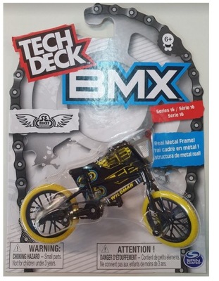 Tech Deck Fingerbike Mini BMX Metal CZARNY