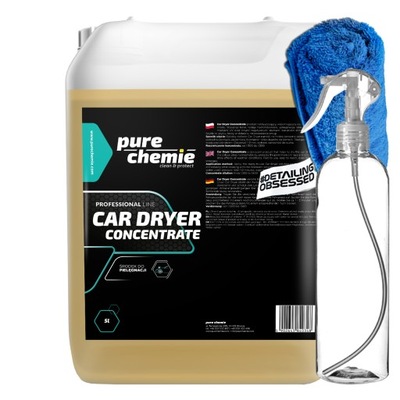 PURE CHEMIE CAR DRYER CONCENTRATE 5L СЕРЕДИНА NABŁYSZCZAJĄCY I OSUSZAJĄCY