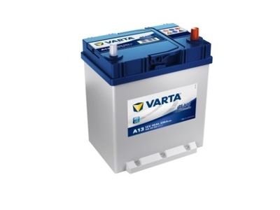 АКУМУЛЯТОР 40AH/330A P+ / A13 - VARTA BLUE DYNAMIC