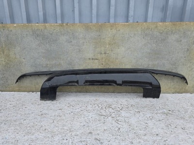 Audi q7 s-line спойлер накладка бампера задня 4m0807568b фото №1