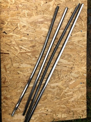 Накладки двері хром latitude комплект фото №1