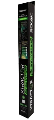 Sonik xtractor 2 rod carp kit 9' (2.74m) 2.75lb ze