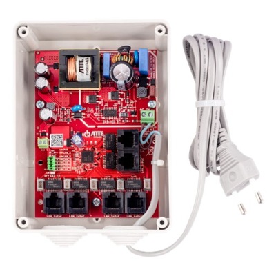SWITCH 6x PoE 6 PORTÓW EXTENDER ATTE IPB-5-10A-S4 ZEWNĘTRZNY ROZDZIELACZ