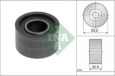 INA 532 0225 10 РОЛИК ВЕДУЩИЙ / НАПРАВЛЯЮЩАЯ, РЕМЕНЬ ГРМ