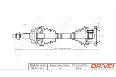 DRIVE+ SEMI-EJE DE ACCIONAMIENTO VOLKSWAGEN GOLF 97-05 P  