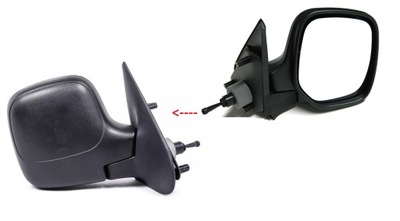 Зеркало механический правое citroen berlingo 1996-2006 фото №1