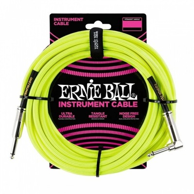 Kabel gitarowy ERNIEBALL EB6080 Kabel instumentalny 3 mb