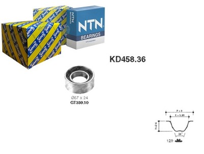 Snr комплект - набір ремінь розподільного валу pbtk129 ct999k фото №1