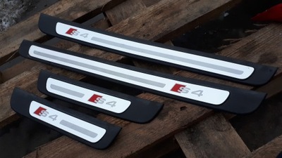 S4 b8 lift a4 накладки накладки пороговые sline фото №1