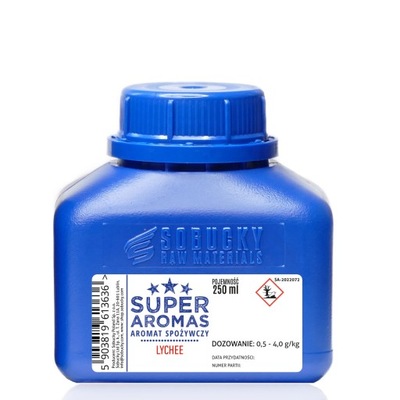 SUPER AROMAS Aromat Spożywczy Liczi 250 ml