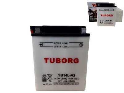 BATERÍA TUBORG YB14L-A2 12V 14AH 190A SUBSTITUTO YUASA VARTA EXIDE  