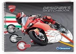 Szkicownik - Motocykle Ducati CLEMENTONI