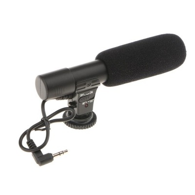 Stereofoniczny mikrofon do nagrywania wideo z wtyc