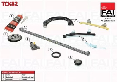 ENGRANAJE DE DISTRIBUCIÓN TOYOTA 1,3VVTI 06- /2SZ-FE/ TCK82 FAI  