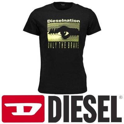 T-shirt męski DIESEL czarny r. XL