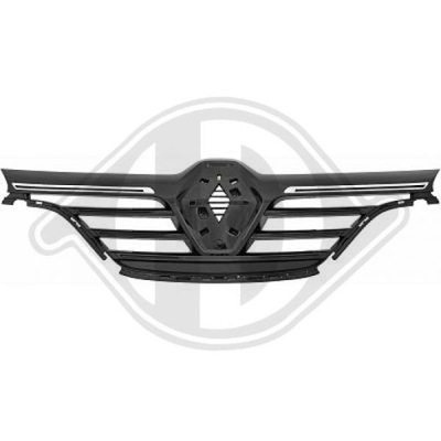 Решётка радиатора решётка радиатора решётка do renault megane iv 16- фото №1