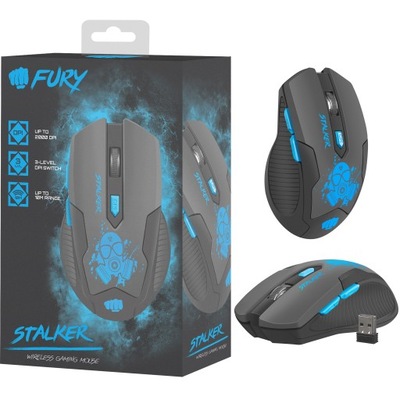 MYSZ DLA GRACZY FURY STALKER BEZPRZEWODOWA 2000DPI GAMINGOWA