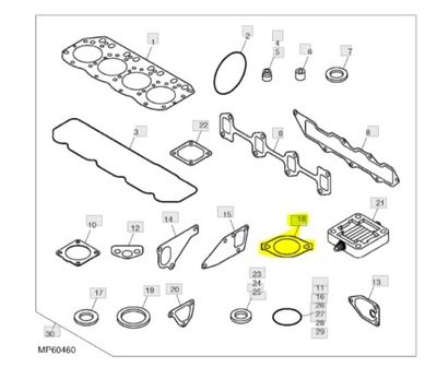 FORRO DEL MOTOR JOHN DEERE 110TLB 110 1445 1505  