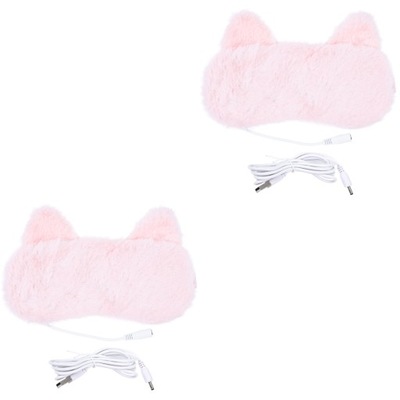 Osłona oczu Maska Sleepover USB Fluffy Masks