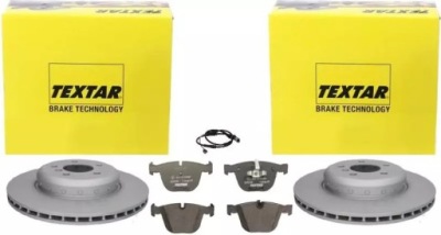 Textar тормозные диски+ тормозные колодки задняя bmw 7 f01 f02 345mm фото №1
