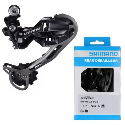 SHIMANO RD-M592 Przerzutka tył 9s Deore Shadow