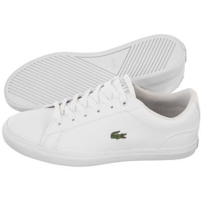 Buty Damskie Sneakersy Lacoste Lerond BL 21 1 CUJ 7-41CUJ001421G Białe