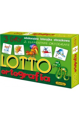Gra edukacyjna Lotto Ortografia Adamigo