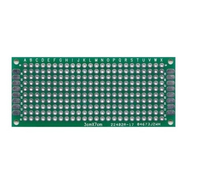 Płytka uniwersalna prototyp PCB 3x7cm dwustronna