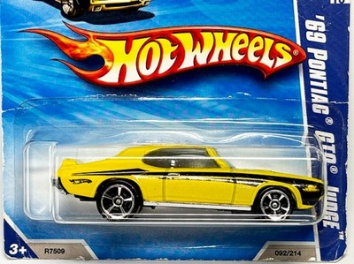 HOT WHEELS-69 PONTIAC GTO (B6)